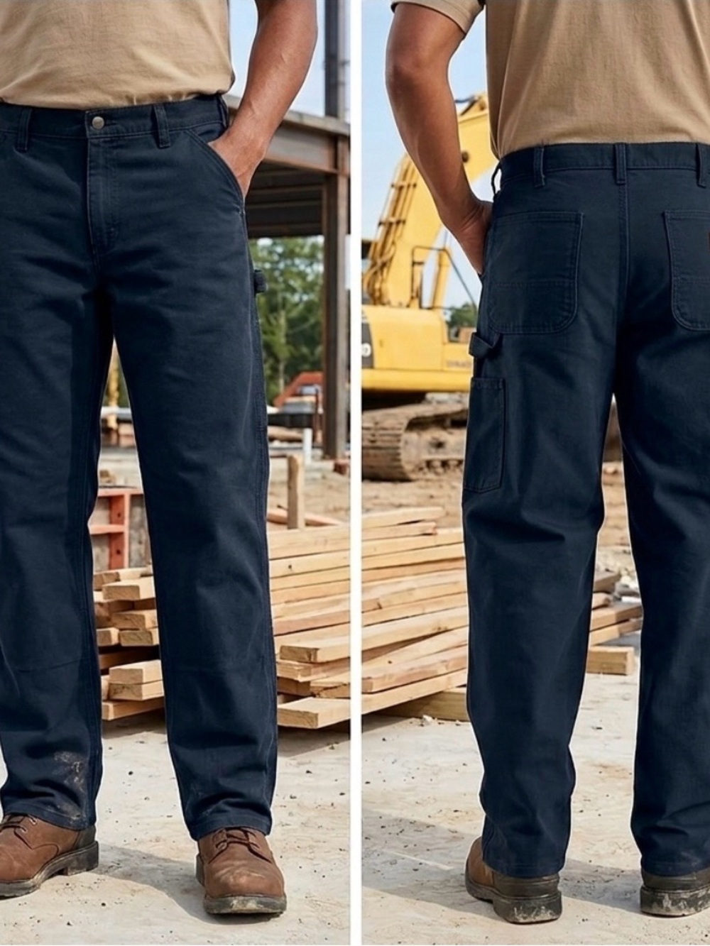 NWOT Carhartt Midnight Blue Work Pants 8 Pocket - Loose Fit / Carpenter 38x30